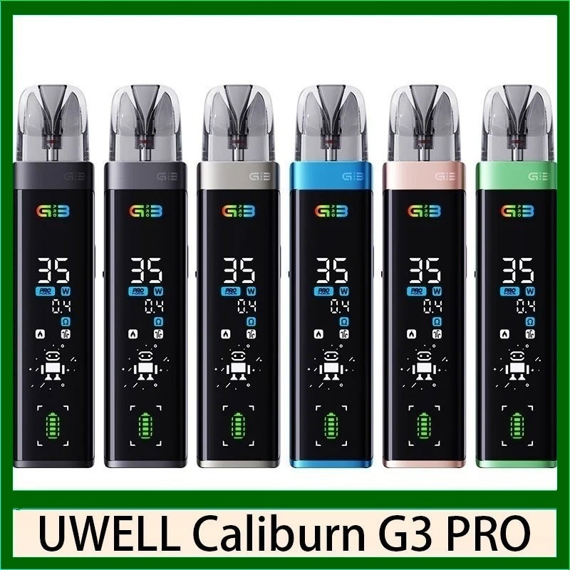 UWELL Caliburn G3 PRO 咖哩棒電子煙主機 | 註油式小煙主機 | 全屏UI設計 | 智能功率調節